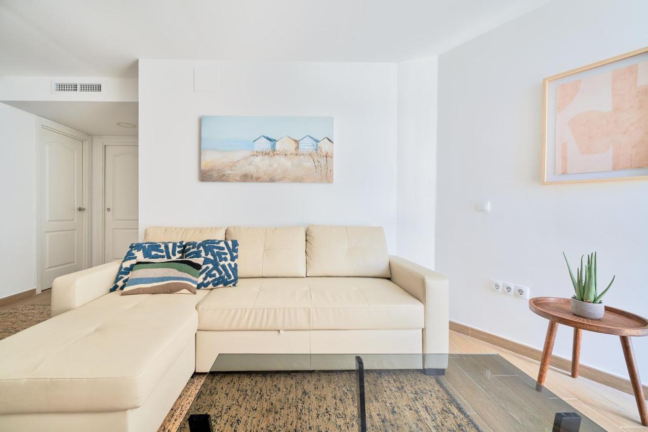 Apartamento En Primera Linea De Playa En La Malagueta Málaga Esterno foto