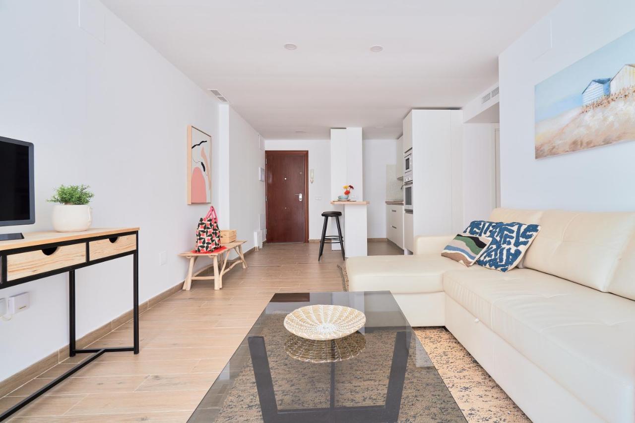Apartamento En Primera Linea De Playa En La Malagueta Málaga Esterno foto